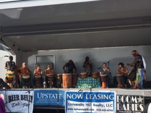 Band performance at Westcott Street Cultural Fair